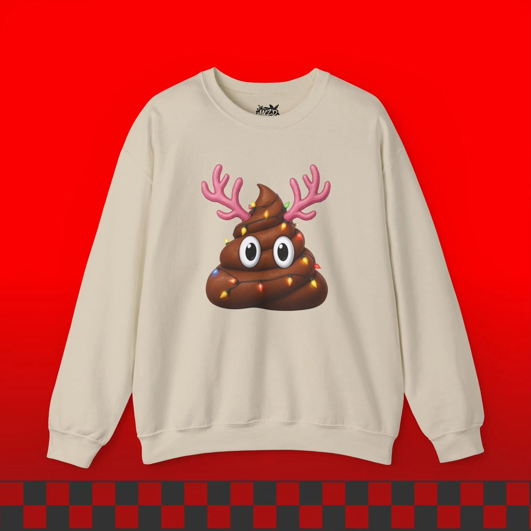 Reindeer Poop Emoji Sweatshirt