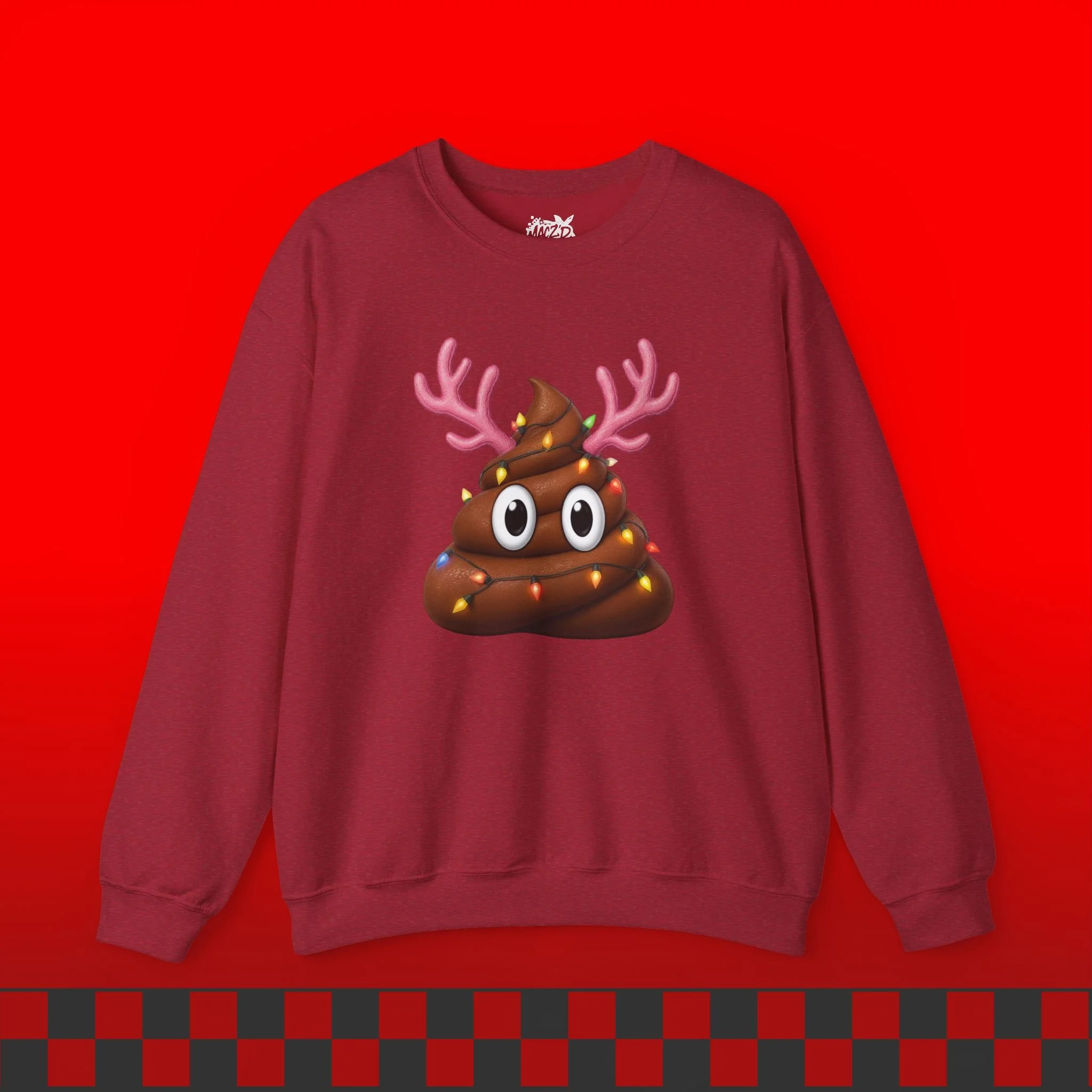 Reindeer Poop Emoji Sweatshirt