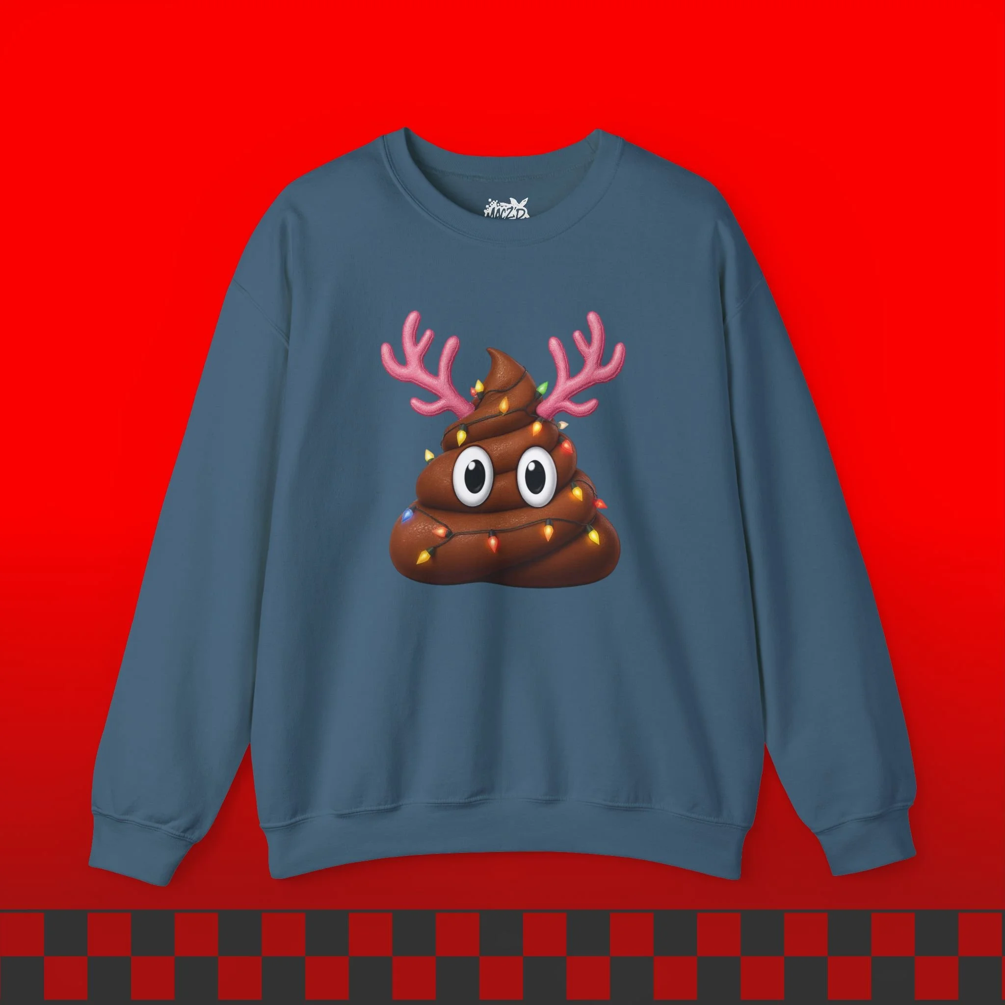 Reindeer Poop Emoji Sweatshirt