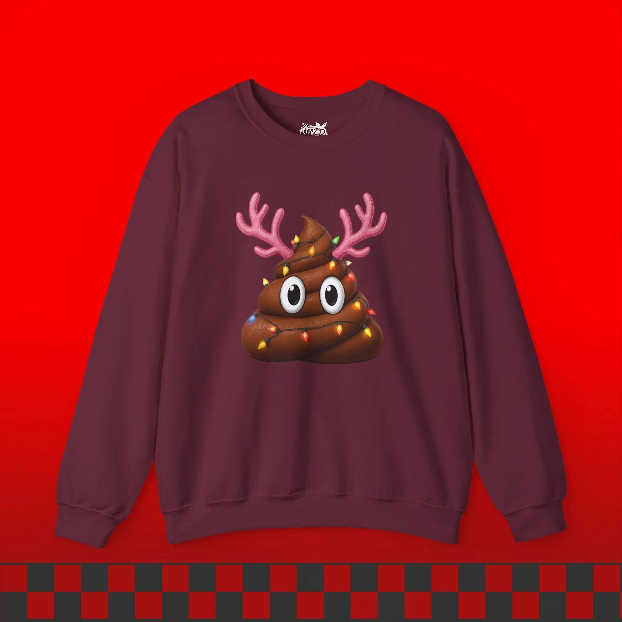 Reindeer Poop Emoji Sweatshirt