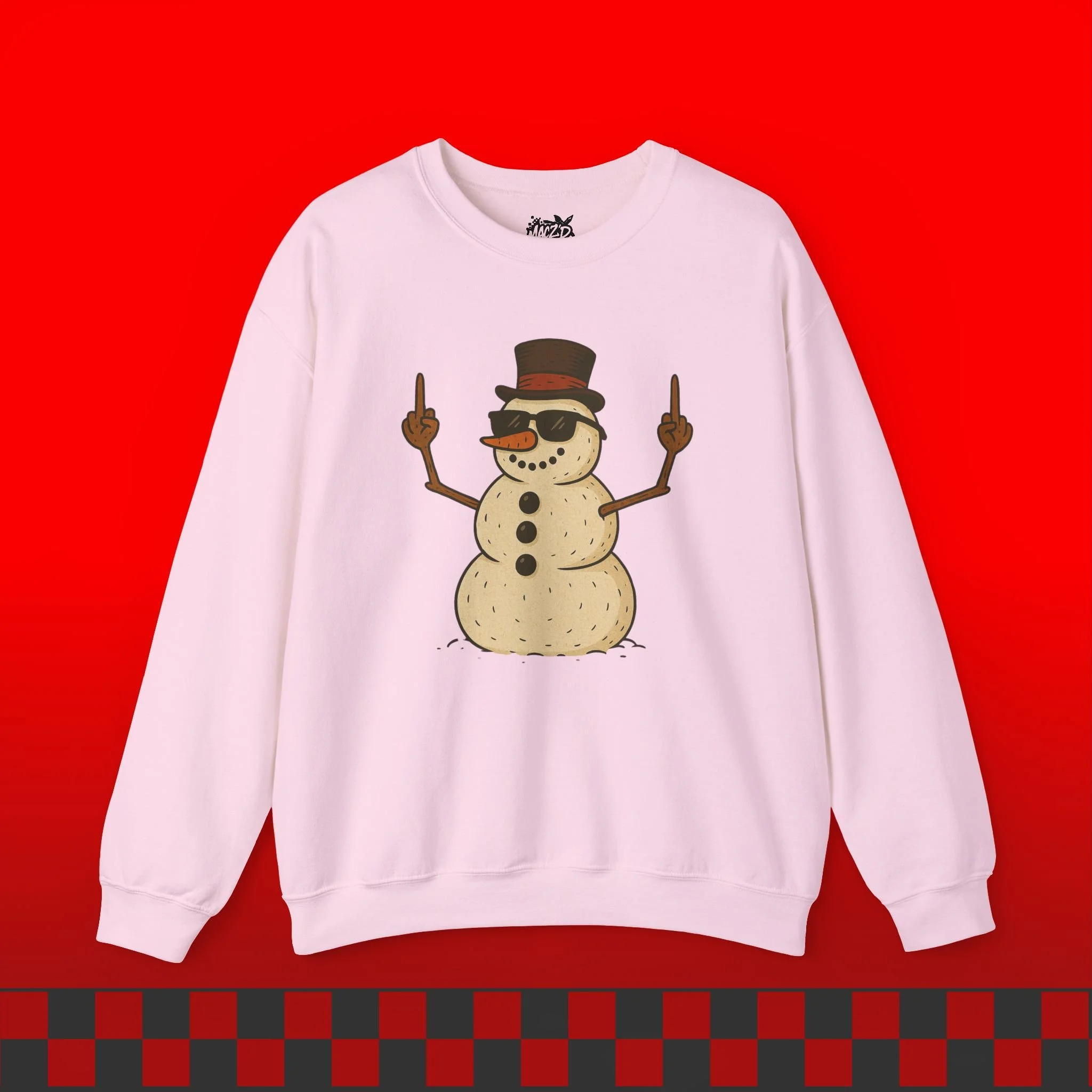 Snowman With An Attitude Sweatshirt