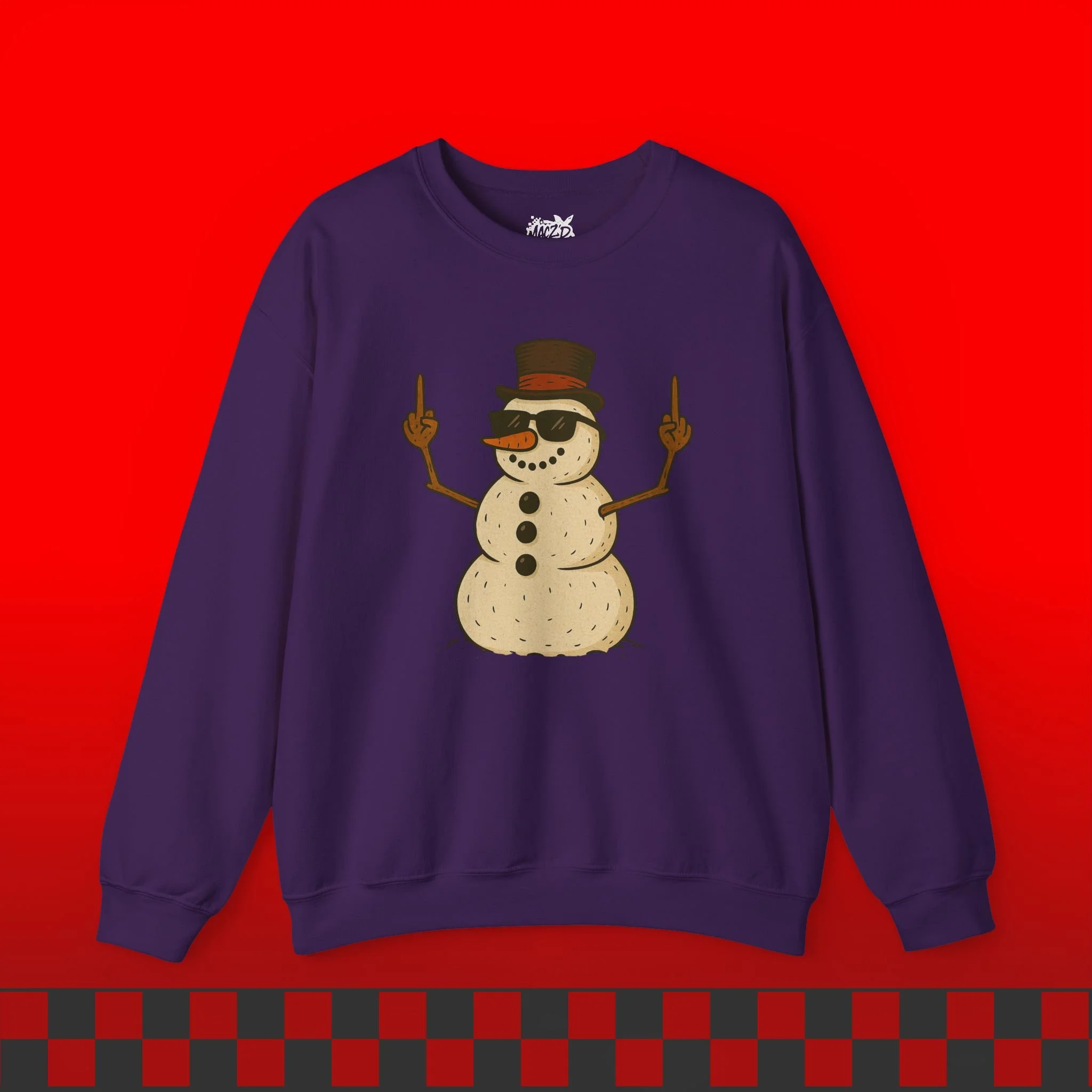Snowman With An Attitude Sweatshirt