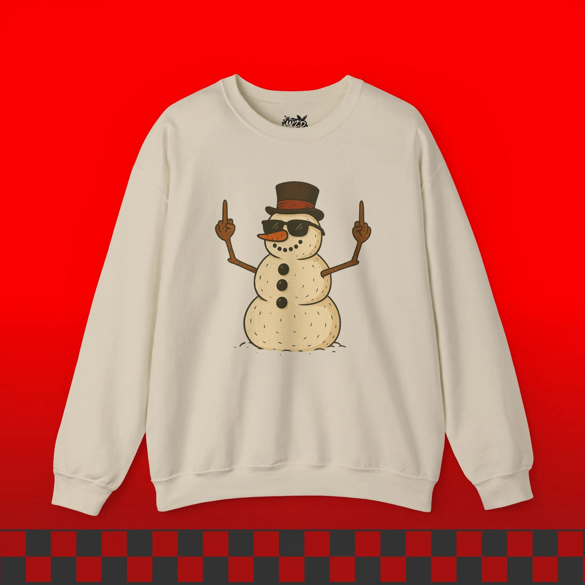Snowman With An Attitude Sweatshirt
