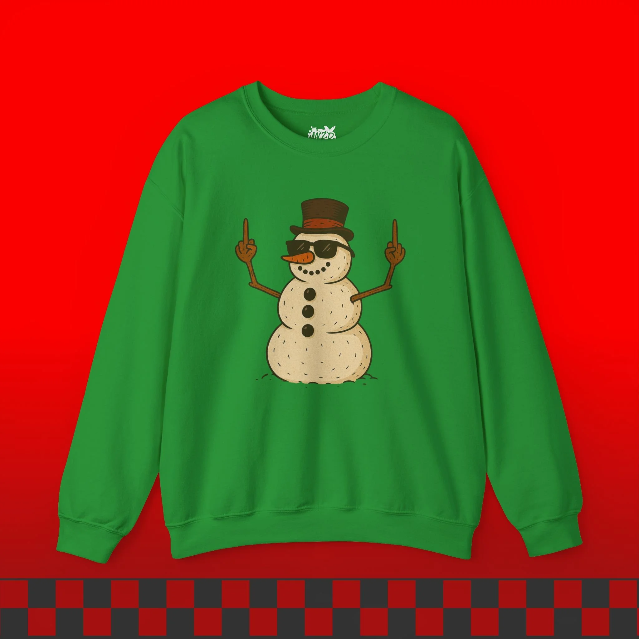 Snowman With An Attitude Sweatshirt