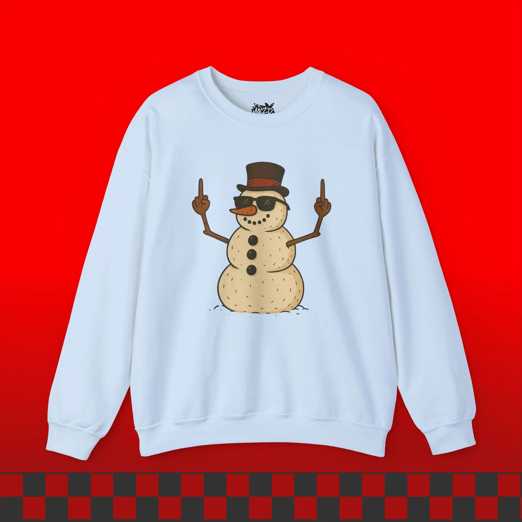 Snowman With An Attitude Sweatshirt