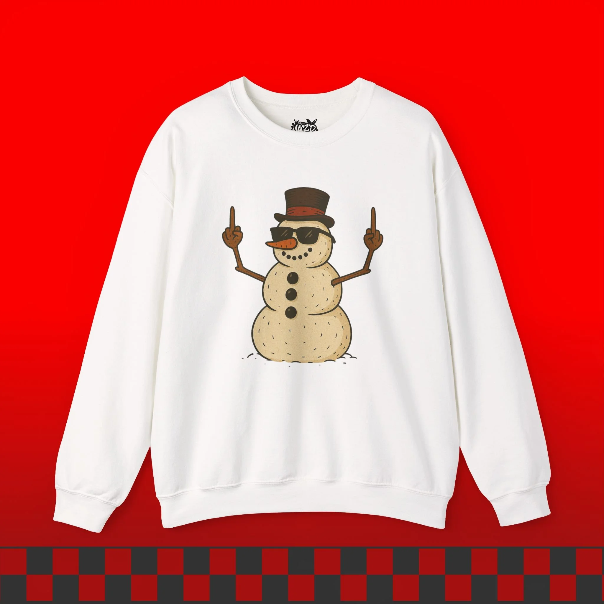 Snowman With An Attitude Sweatshirt