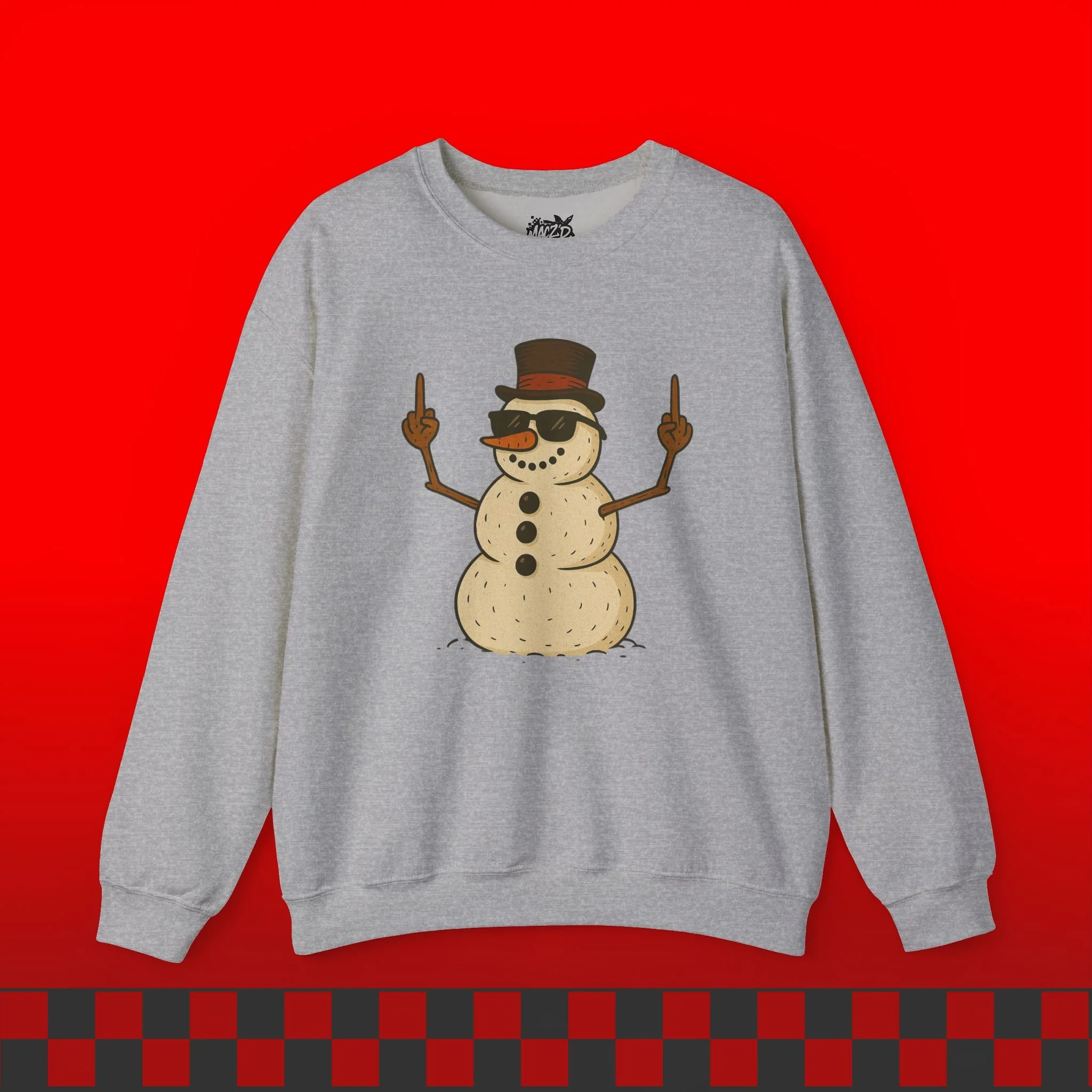 Snowman With An Attitude Sweatshirt
