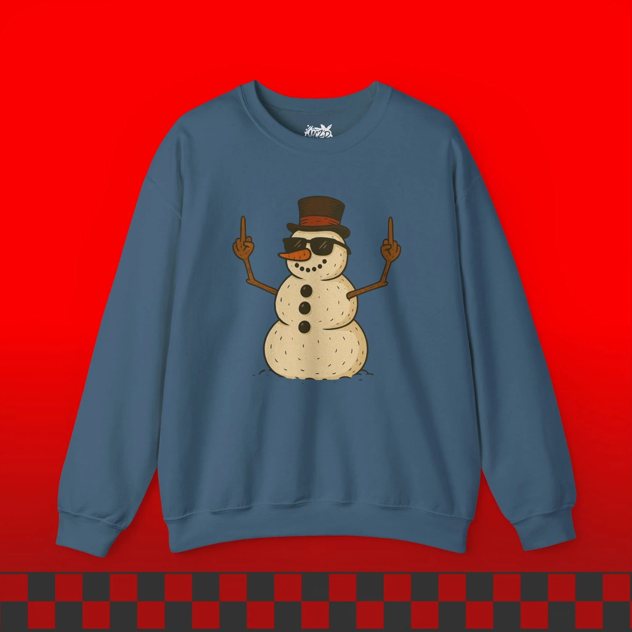 Snowman With An Attitude Sweatshirt