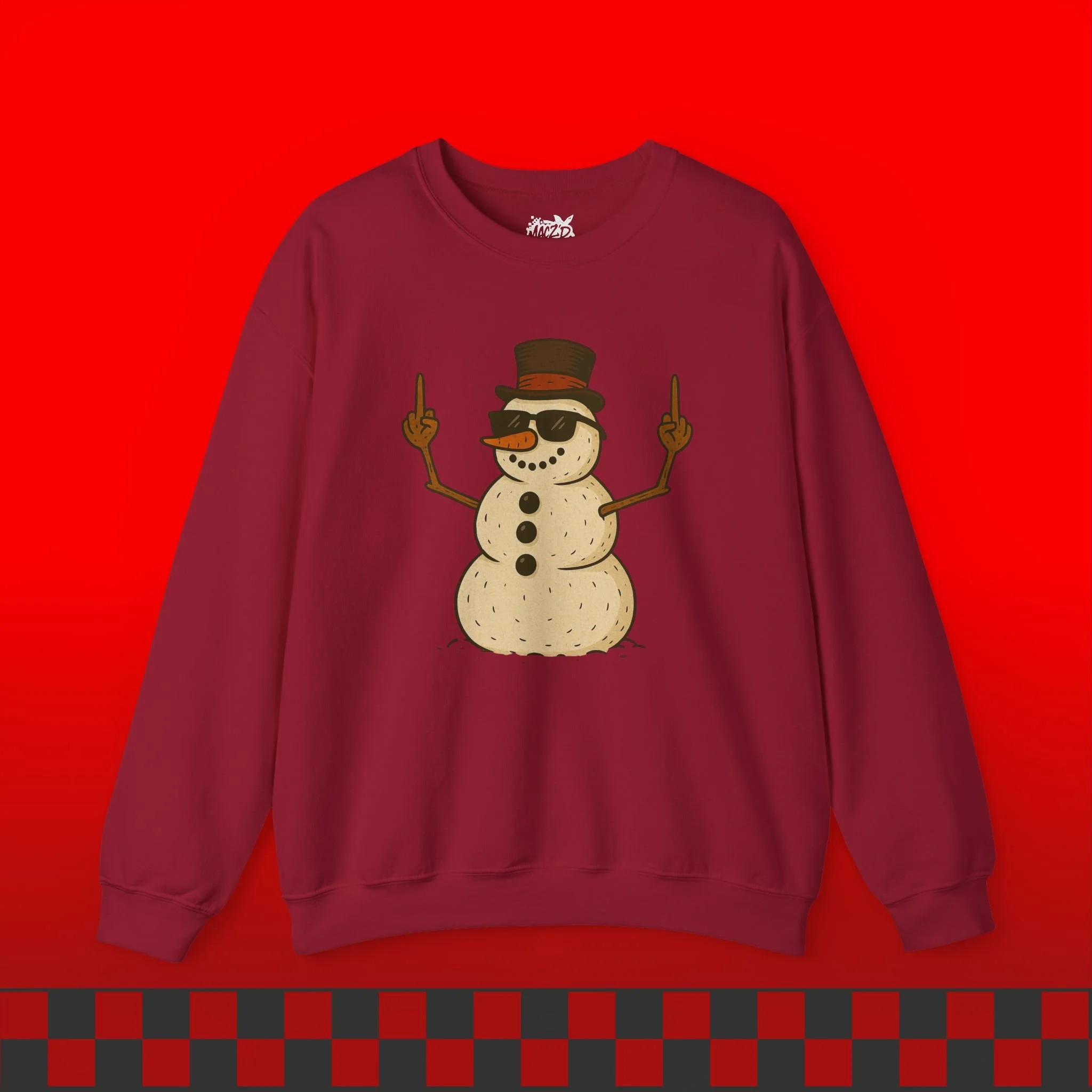 Snowman With An Attitude Sweatshirt