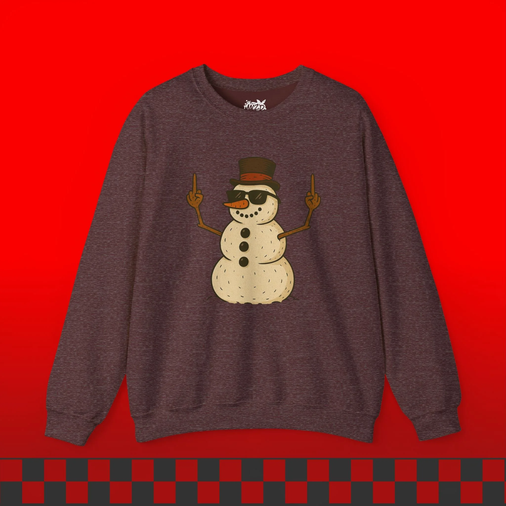 Snowman With An Attitude Sweatshirt