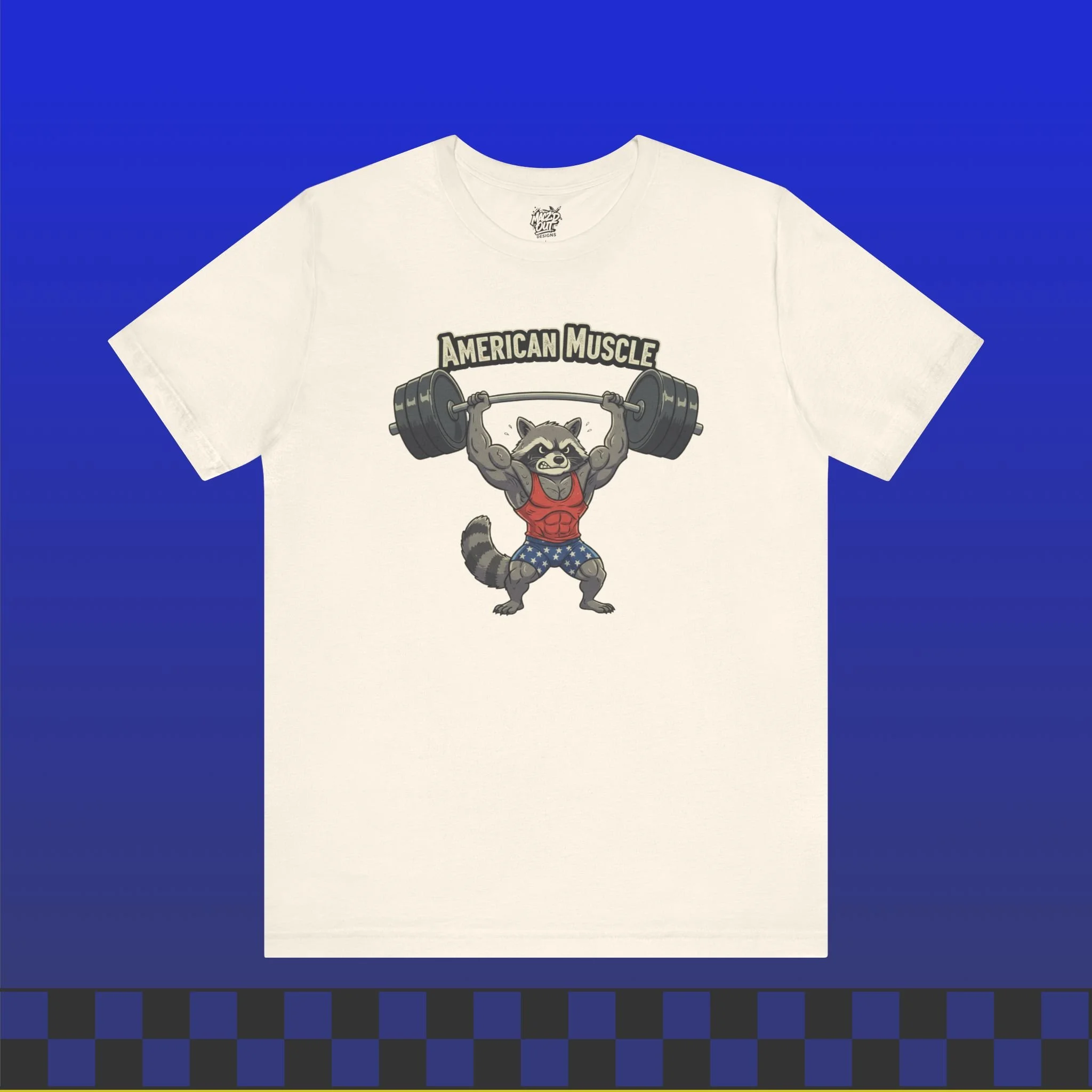 American Muscle - Patriotic Gym & Fitness T-Shirt