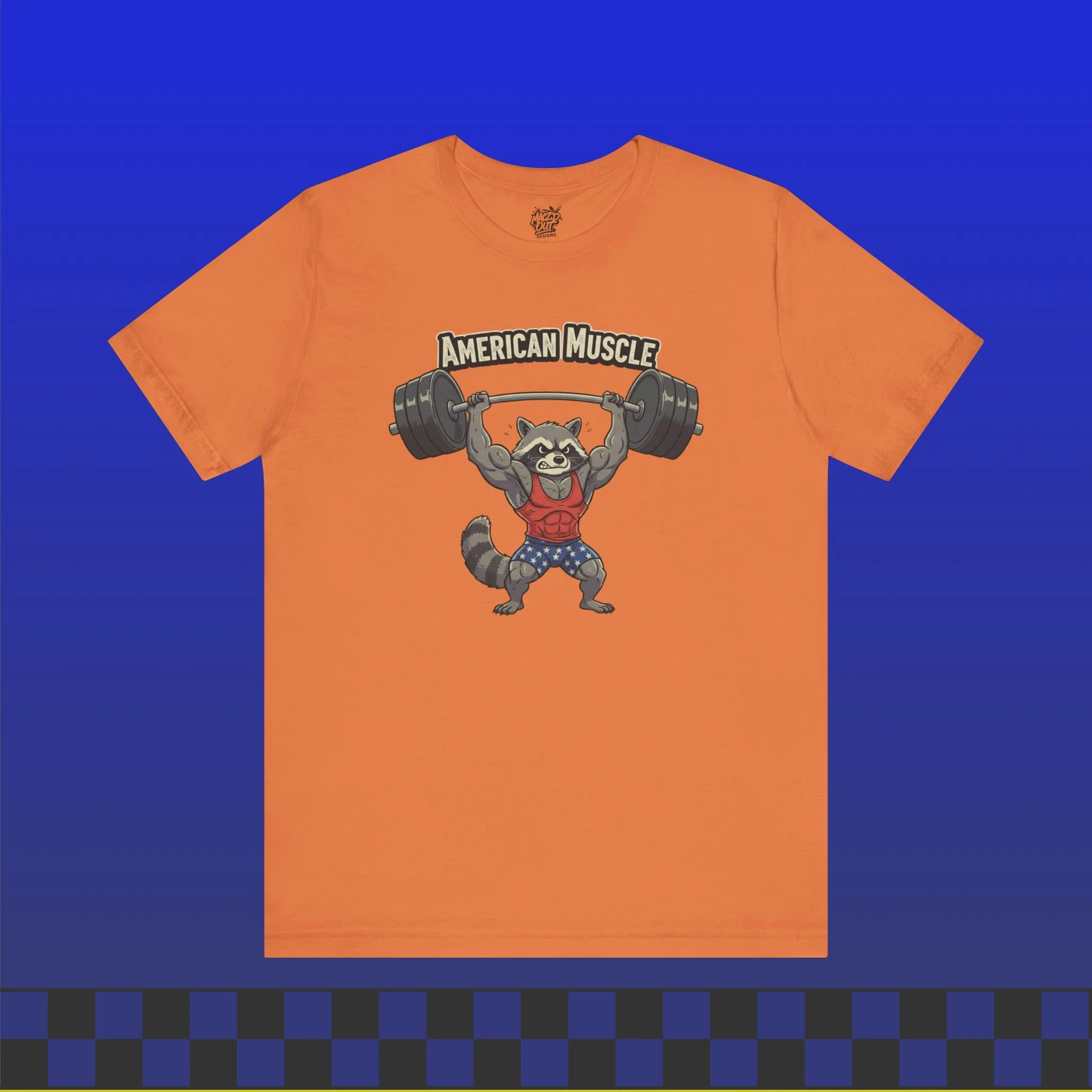 American Muscle - Patriotic Gym & Fitness T-Shirt
