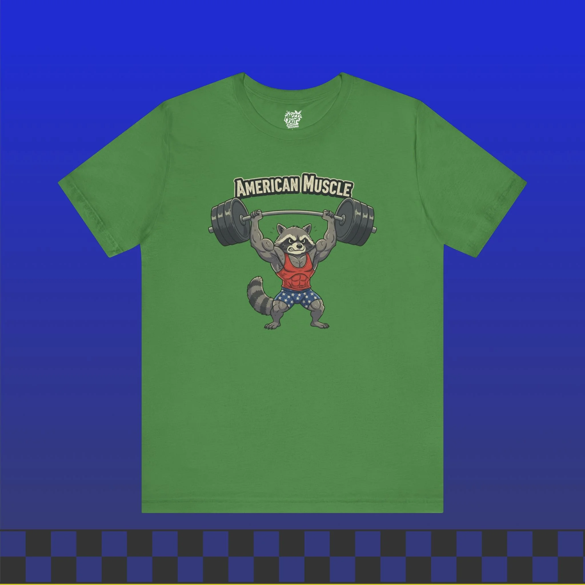 American Muscle - Patriotic Gym & Fitness T-Shirt