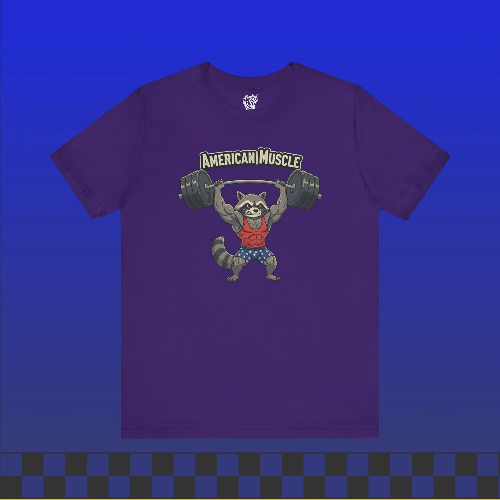 American Muscle - Patriotic Gym & Fitness T-Shirt
