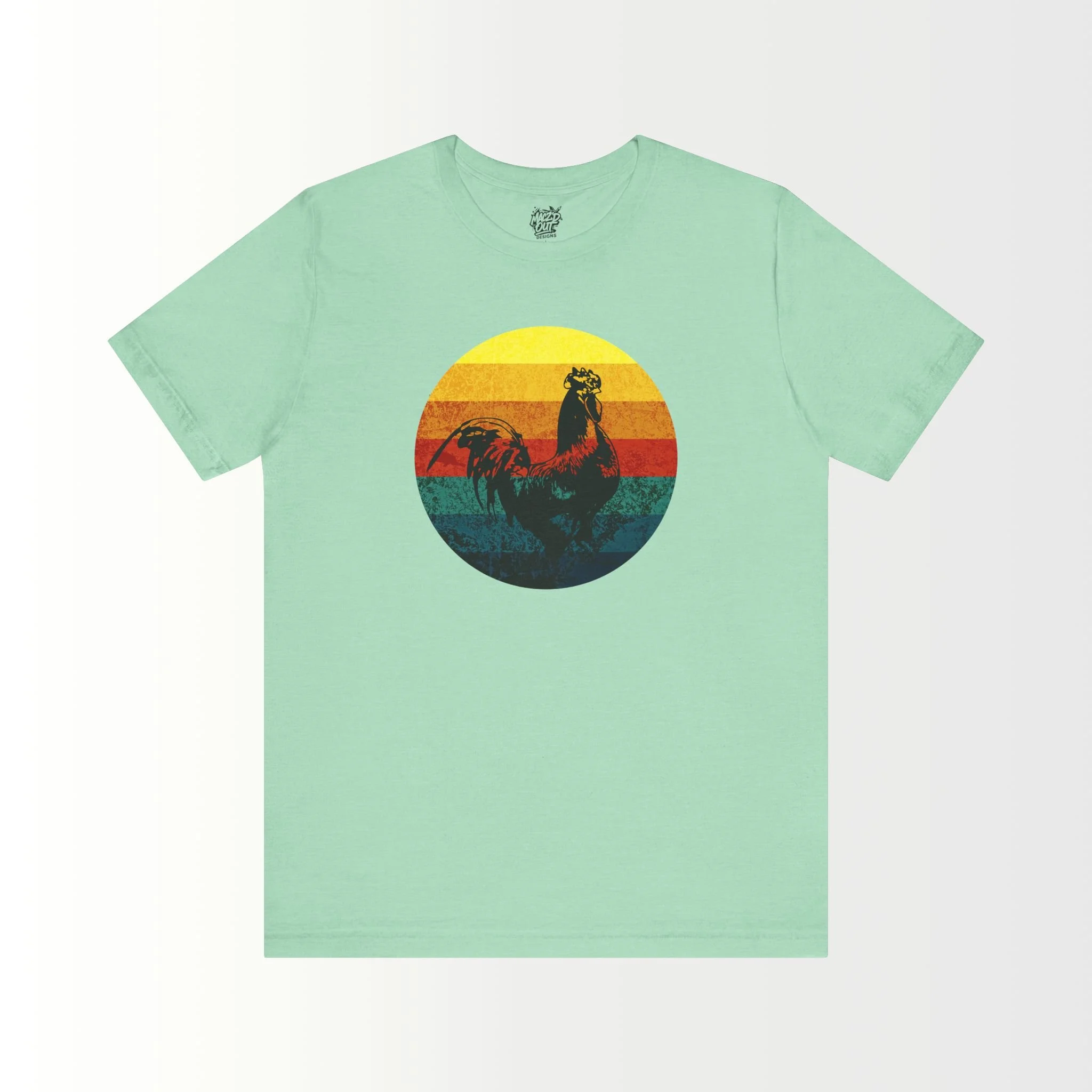 Vintage Rooster Graphic T-Shirt