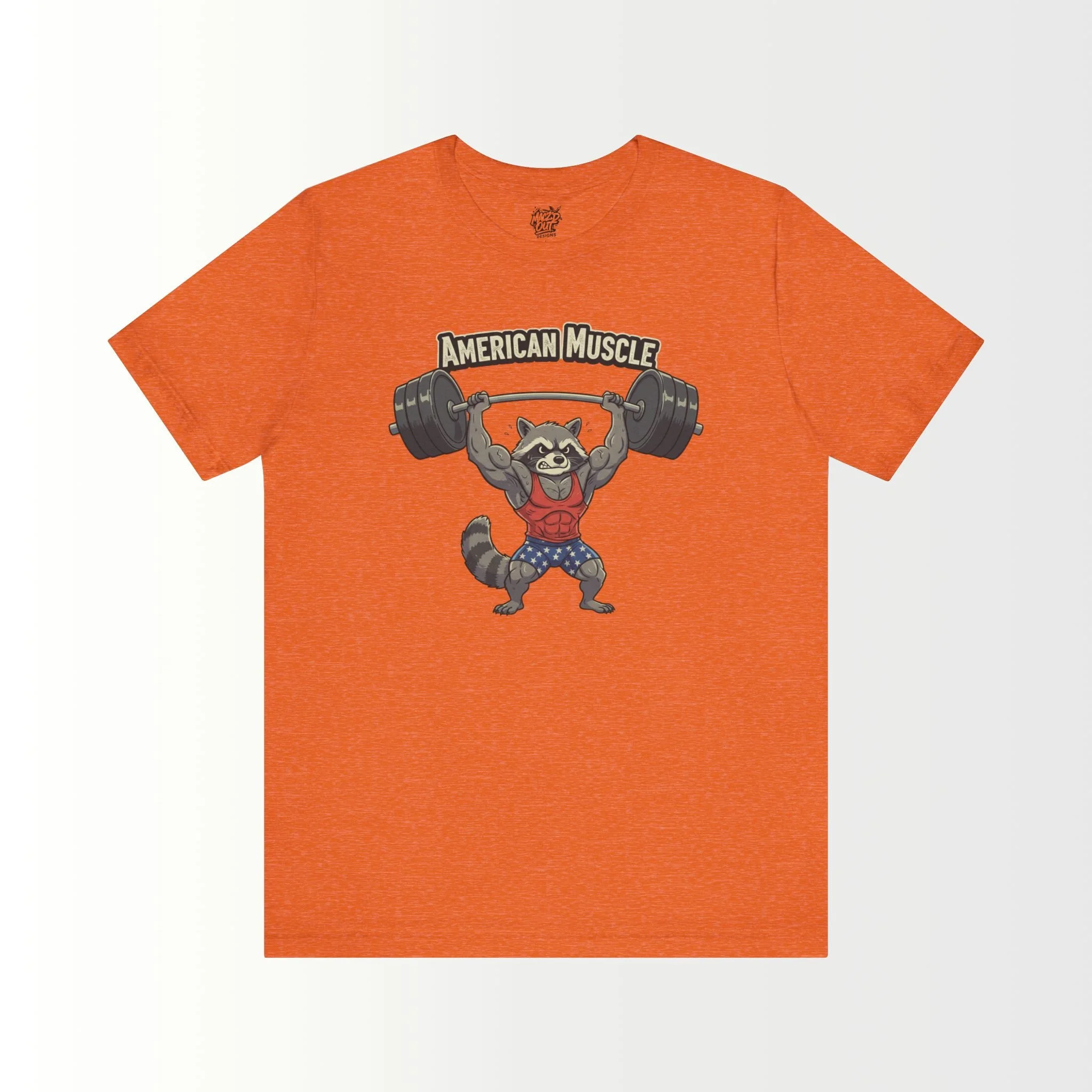 American Muscle - Patriotic Gym & Fitness T-Shirt