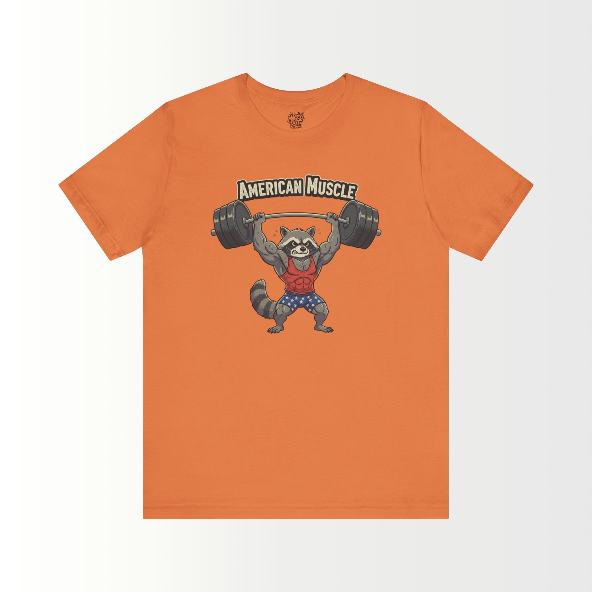 American Muscle - Patriotic Gym & Fitness T-Shirt
