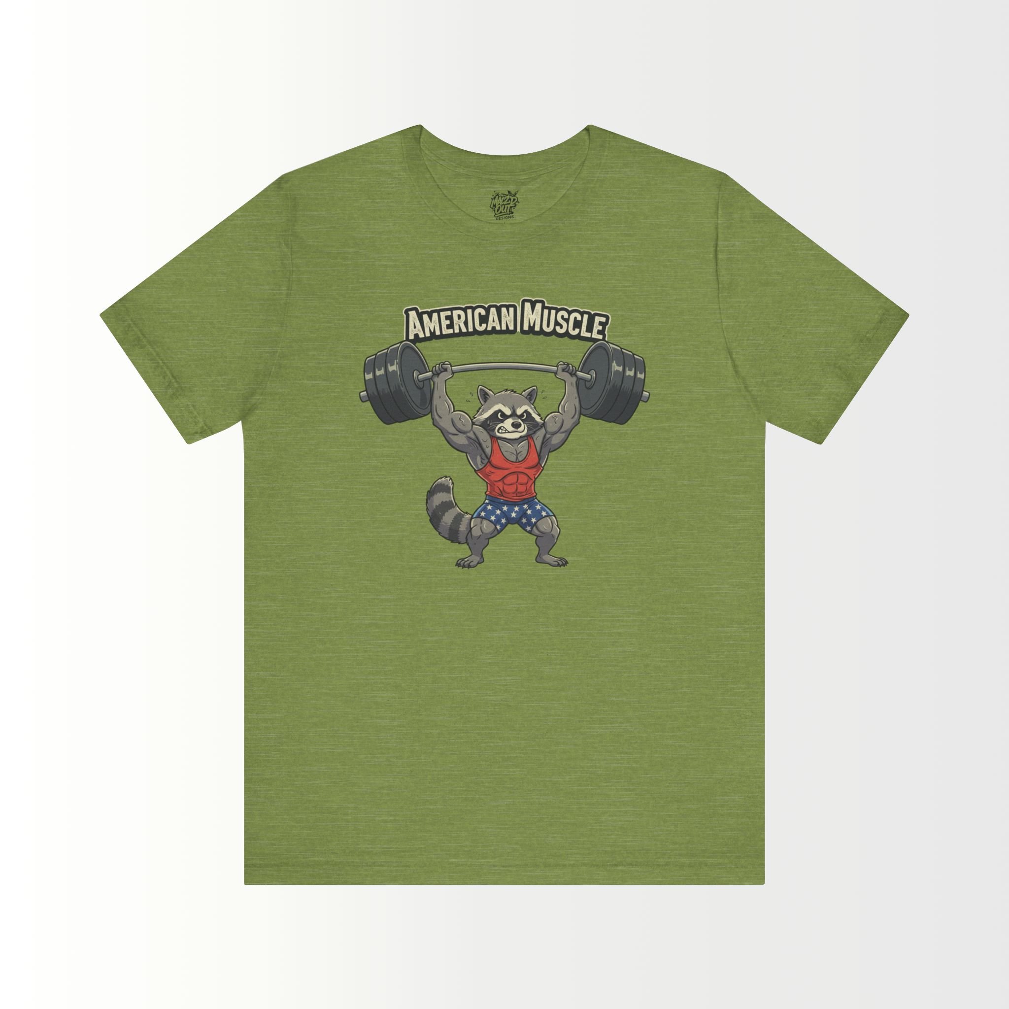 American Muscle - Patriotic Gym & Fitness T-Shirt