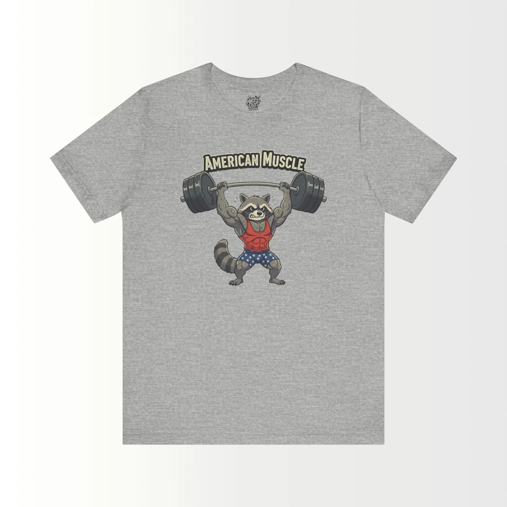 American Muscle - Patriotic Gym & Fitness T-Shirt