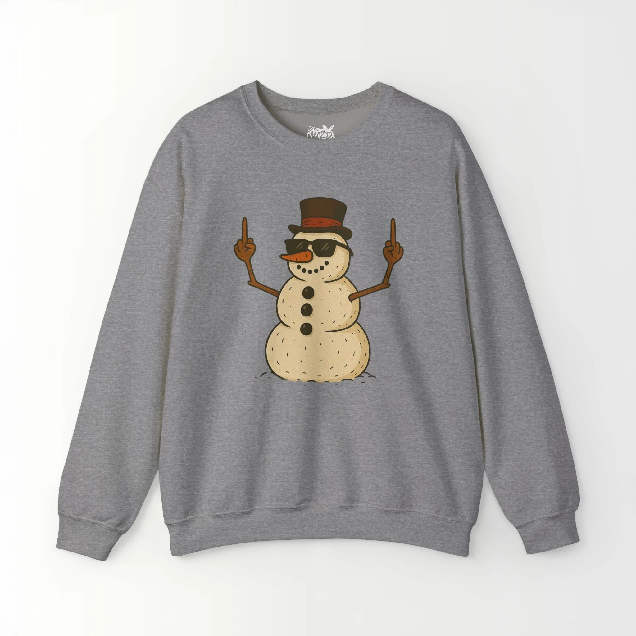 Snowman With An Attitude Sweatshirt