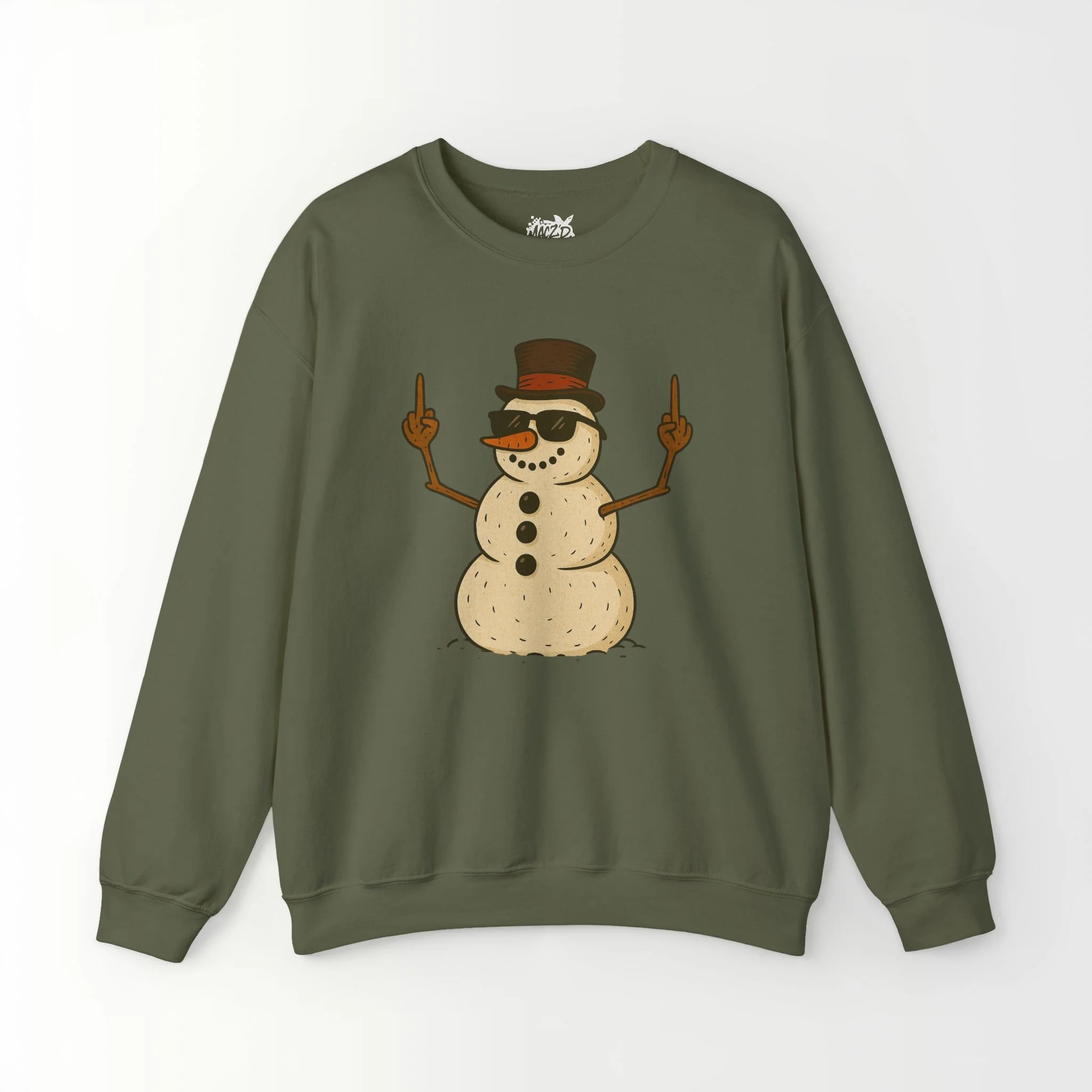 Snowman With An Attitude Sweatshirt