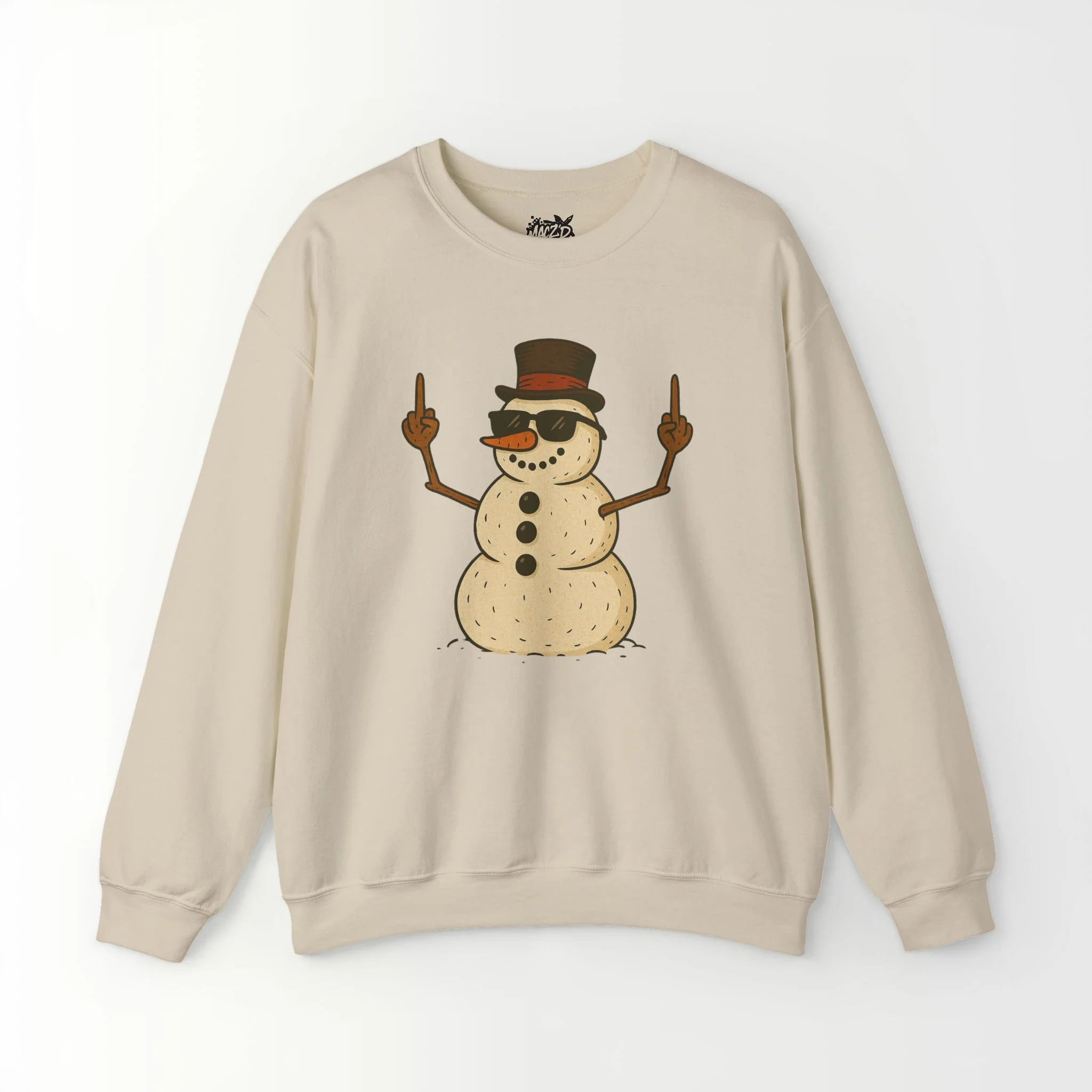 Snowman With An Attitude Sweatshirt