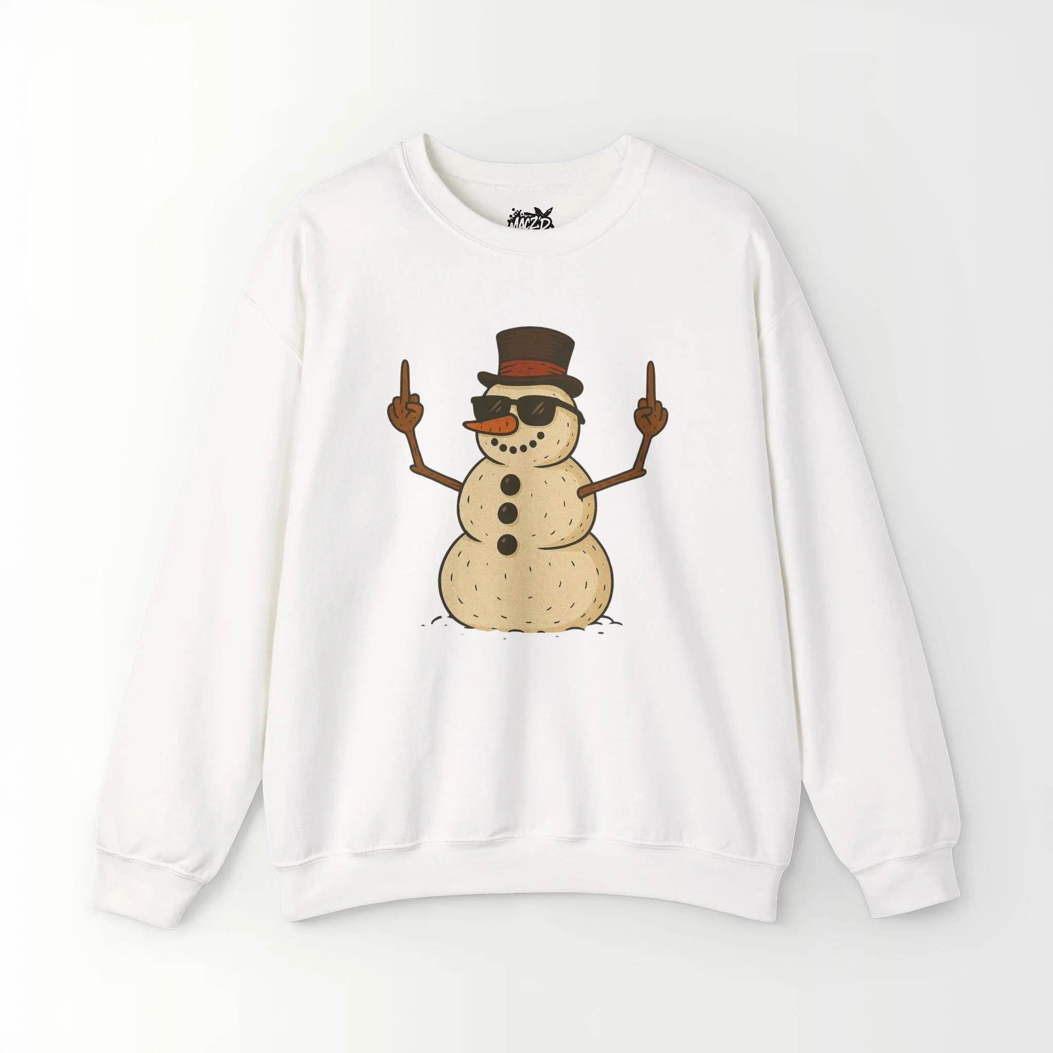 Snowman With An Attitude Sweatshirt