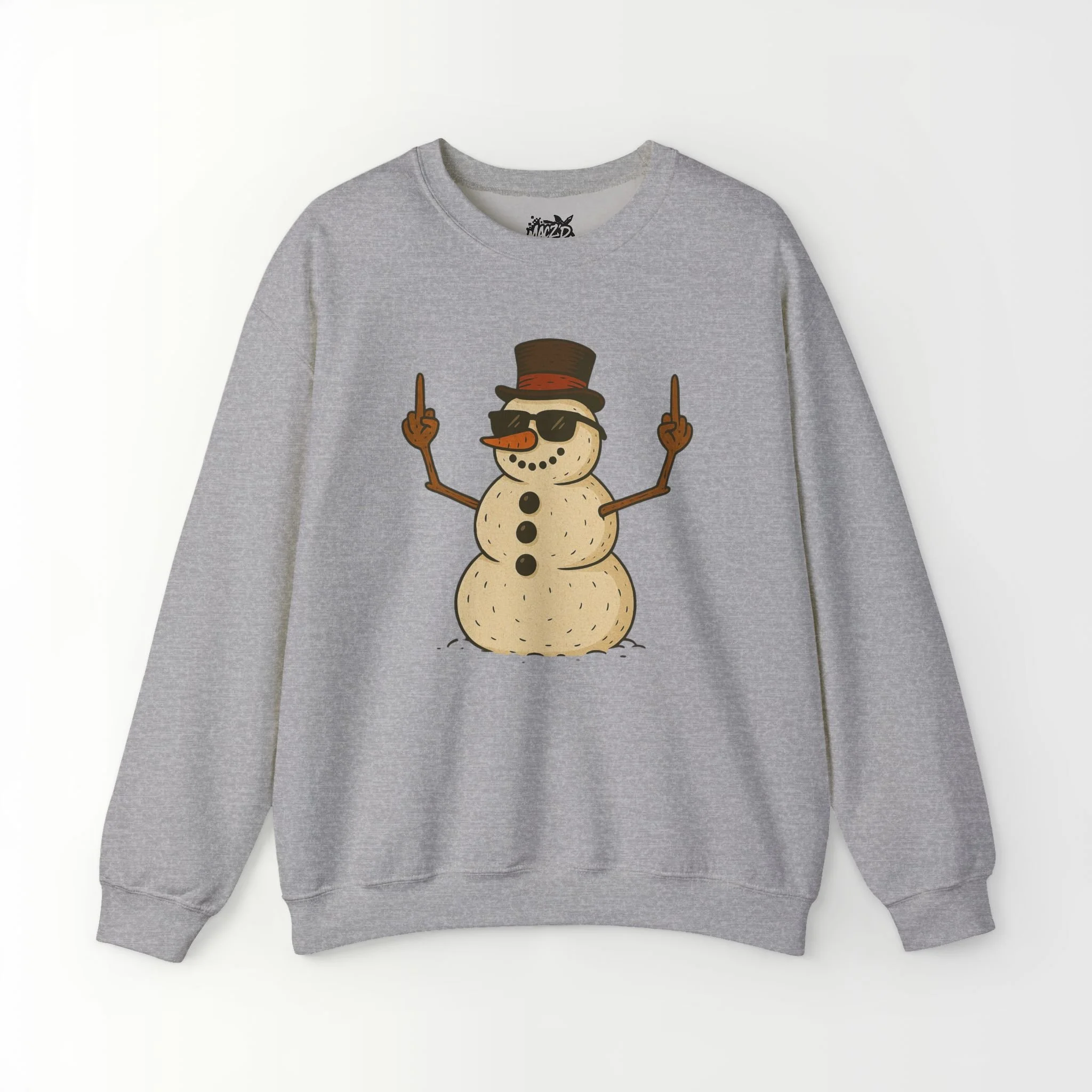 Snowman With An Attitude Sweatshirt