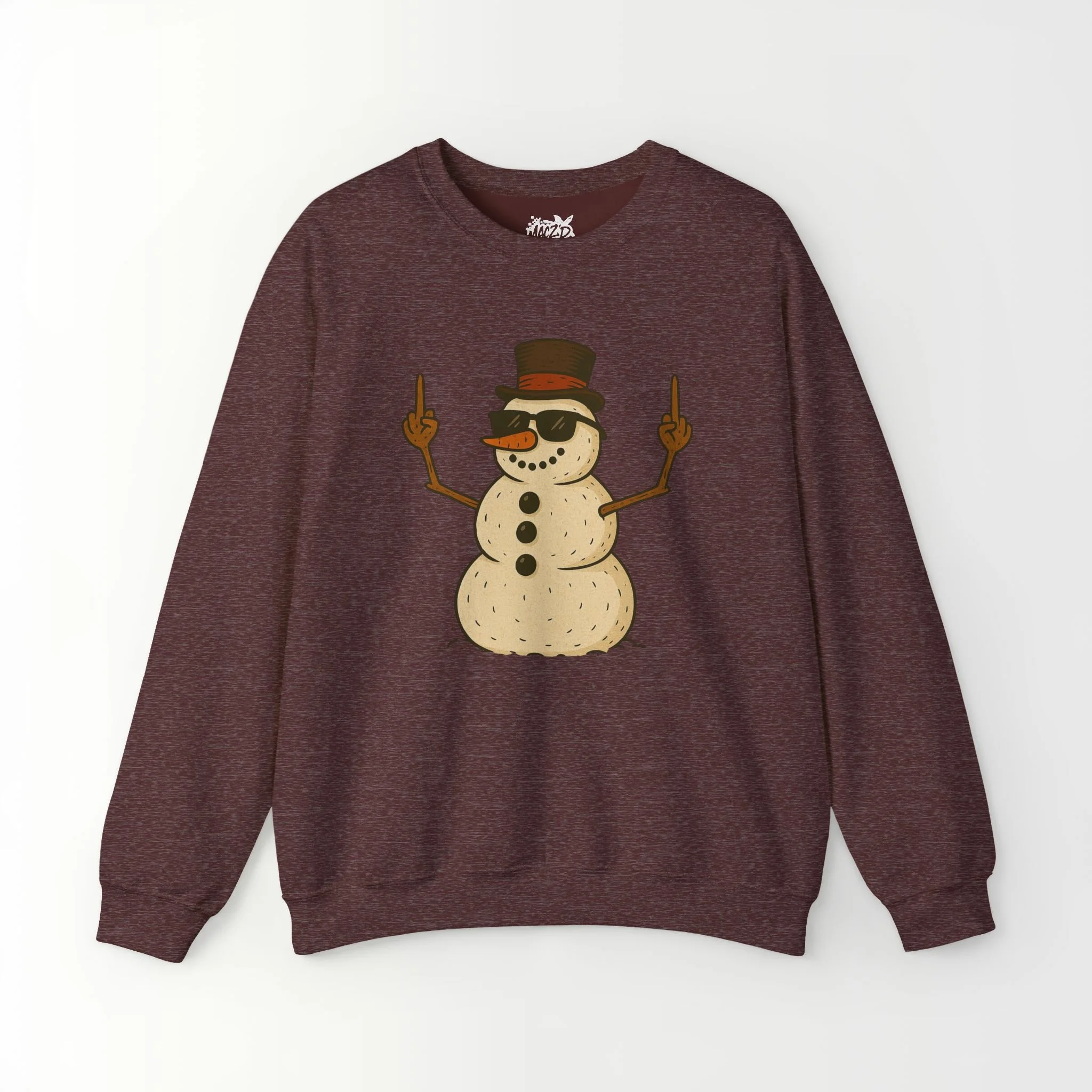 Snowman With An Attitude Sweatshirt