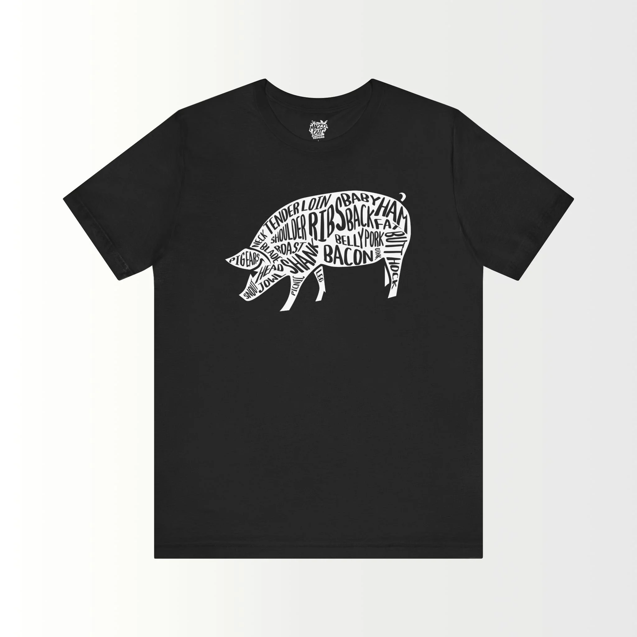 Anatomy of a Pig T-Shirt