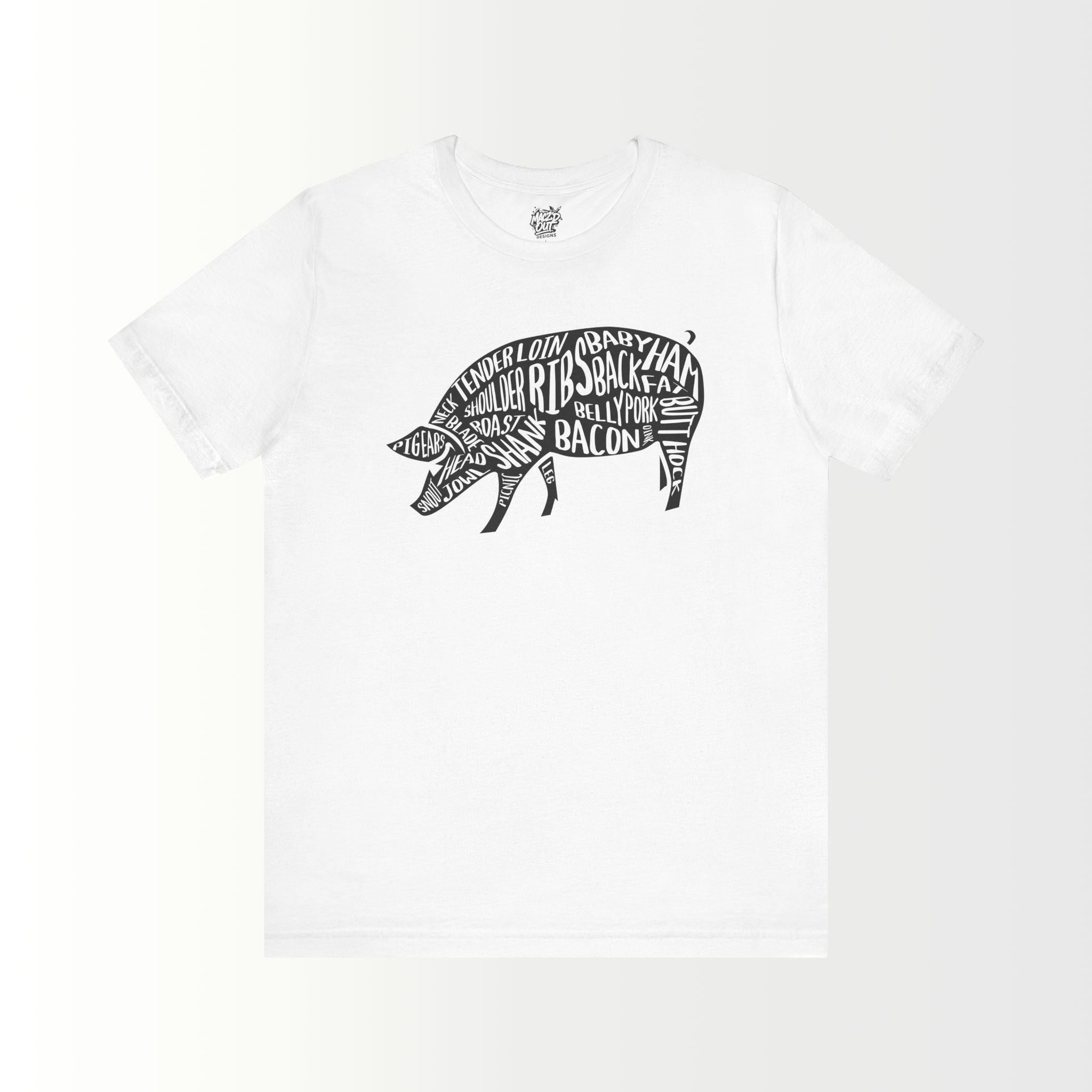 Anatomy of a Pig T-Shirt