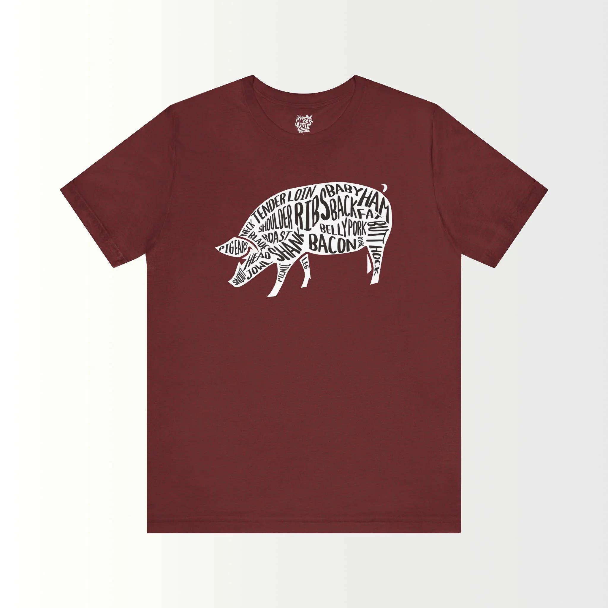 Anatomy of a Pig T-Shirt
