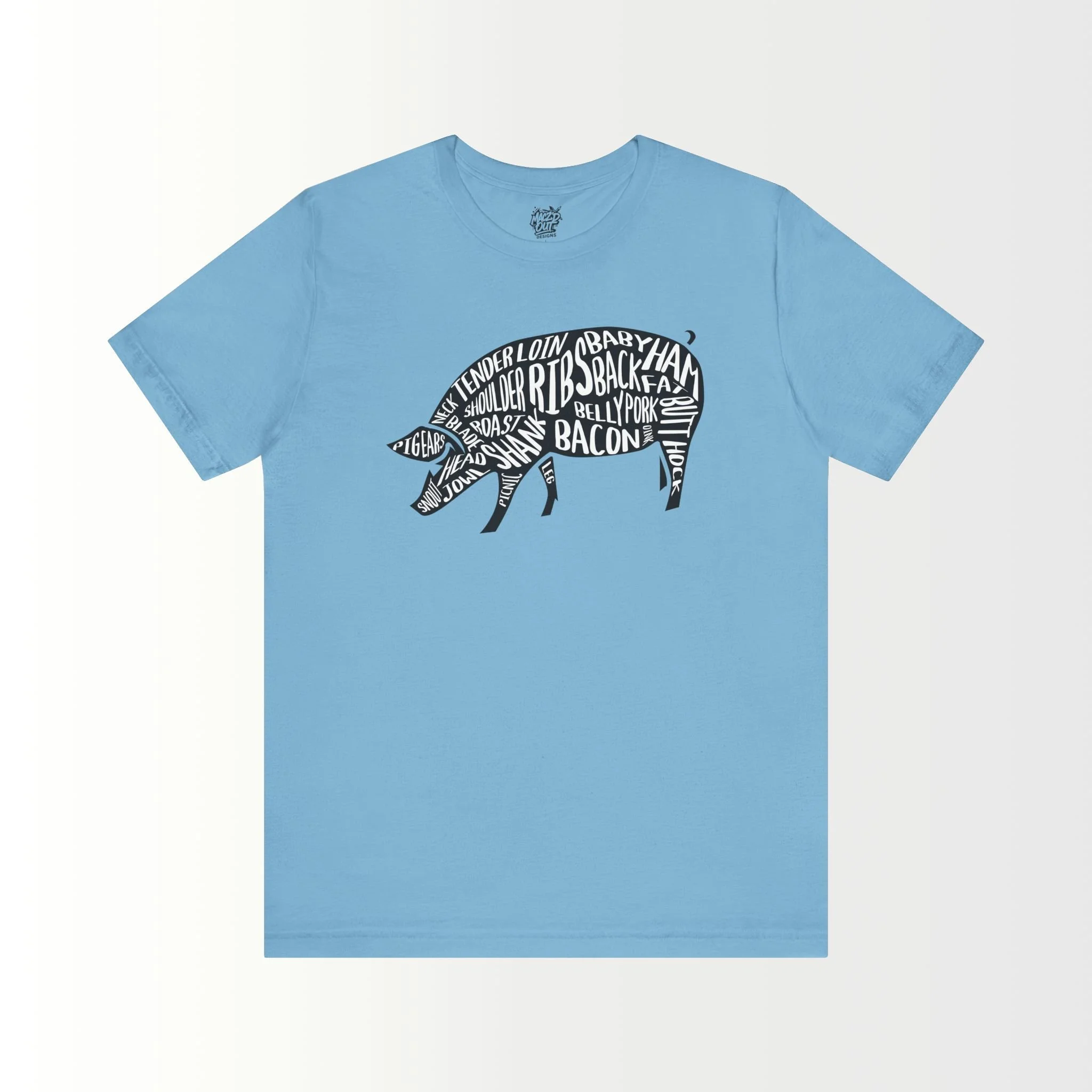 Anatomy of a Pig T-Shirt