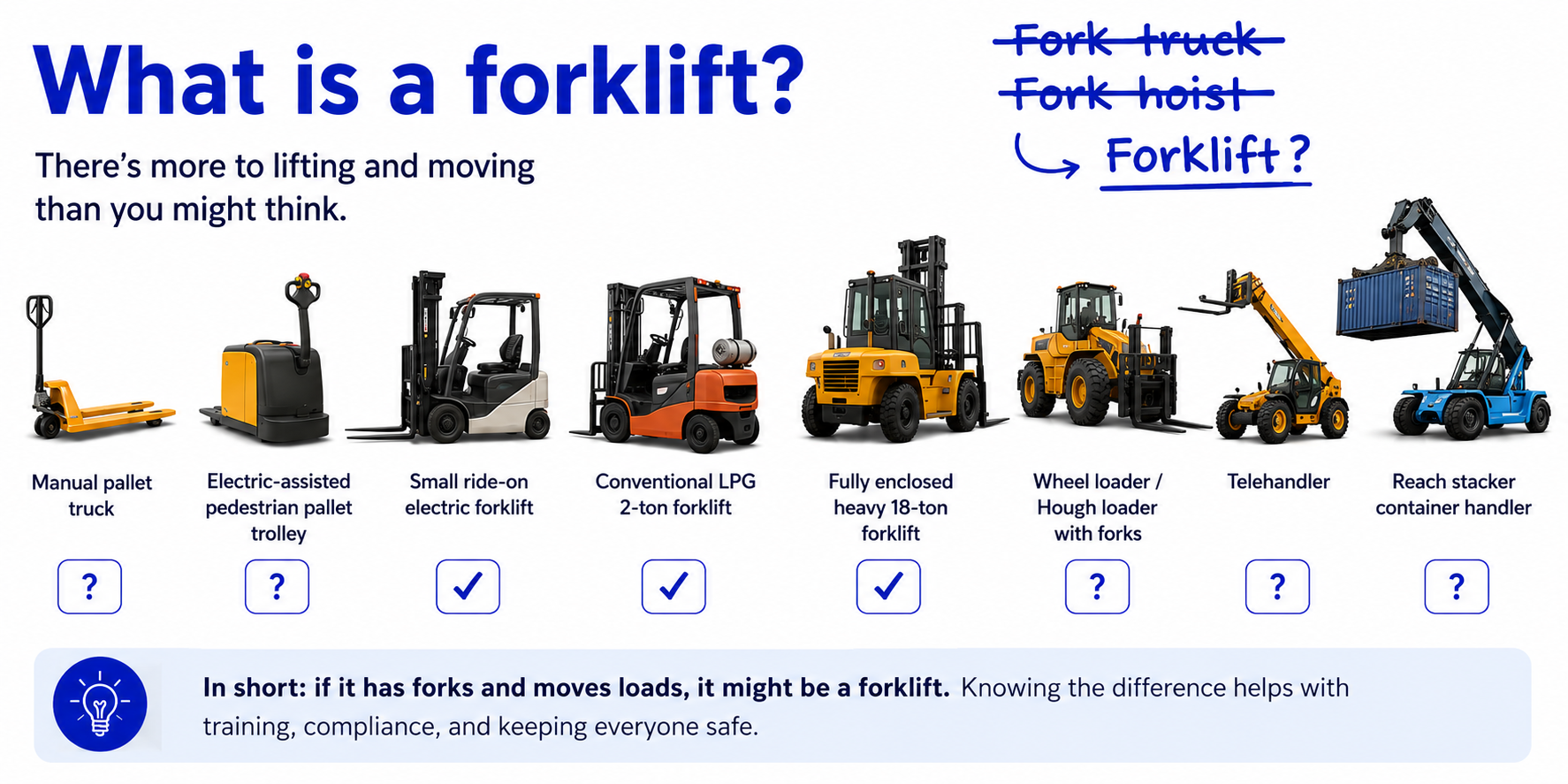 What is a forklift?