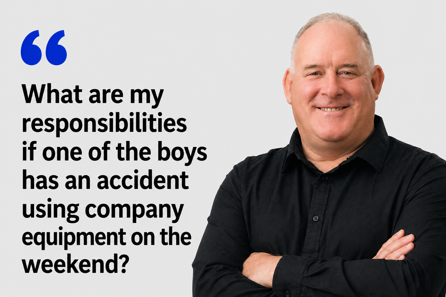 H&S professional Rob Thomson with arms crossed