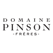 Logo for Domaine Pinson Fireres featuring the brand name in black text with a stylized design.