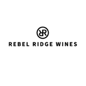“Rebel Ridge Winery logo – boutique wine producer in California, USA.”