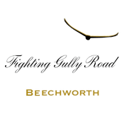“Fighting Gully Road logo – boutique Beechworth wine producer, Victoria.”