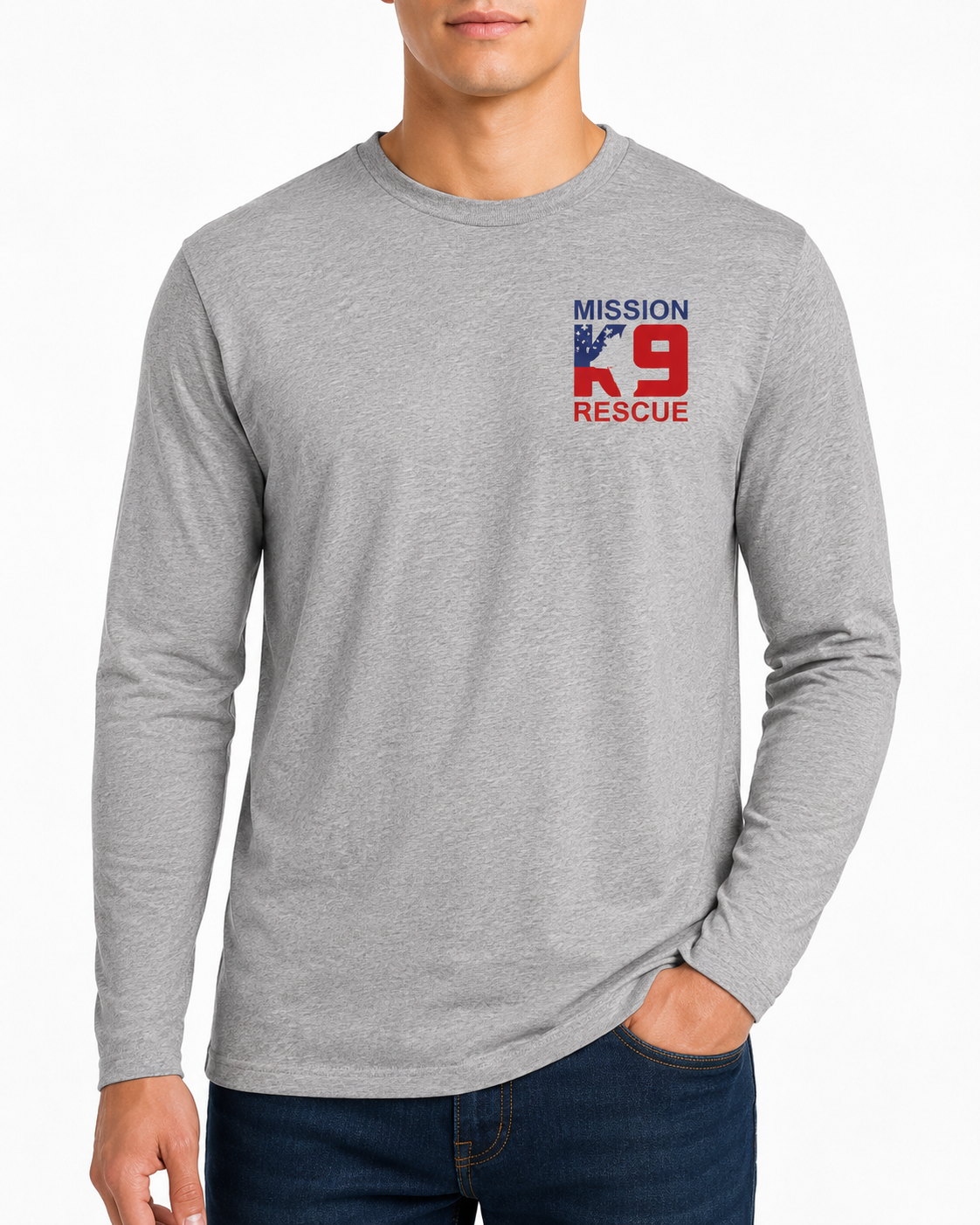 Men’s Grey Long Sleeve