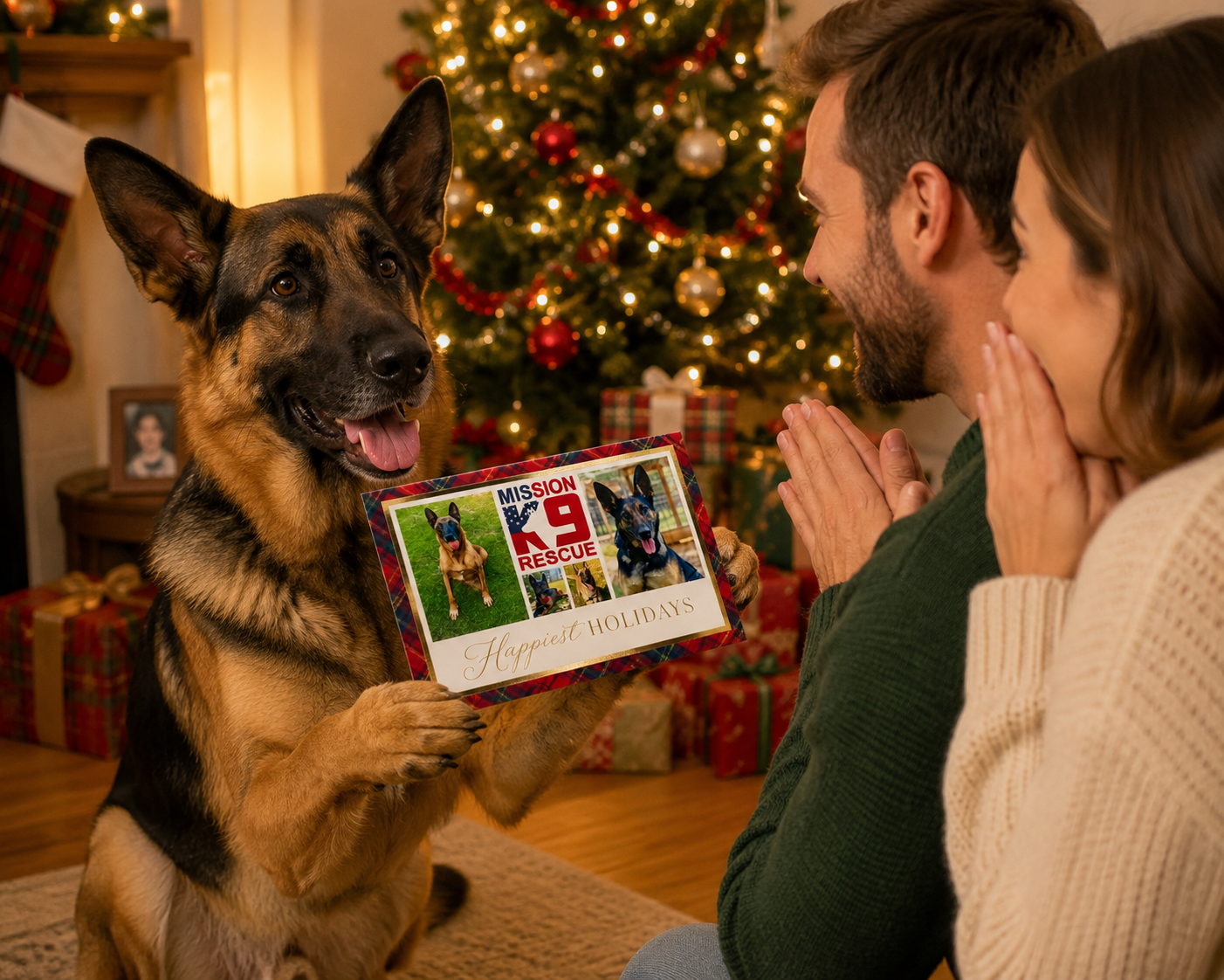 Mission K9 Christmas Cards - Pack of 10