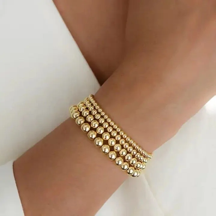 STAINLESS STEEL WATERPROOF GOLD BRACELET