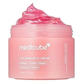 medicube Collagen Jelly Cream- Niacinamide & Freeze-Dried Hydrolyzed Collagen-Boosts skin barrier hydration & gives 24h Glow & Firmer looking skin | Gift for Women & Stocking Stuffers (3.71 fl.oz.)