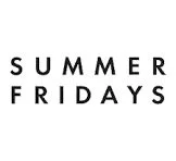 Text that reads 'SUMMER FRIDAYS' in black letters on a white background.