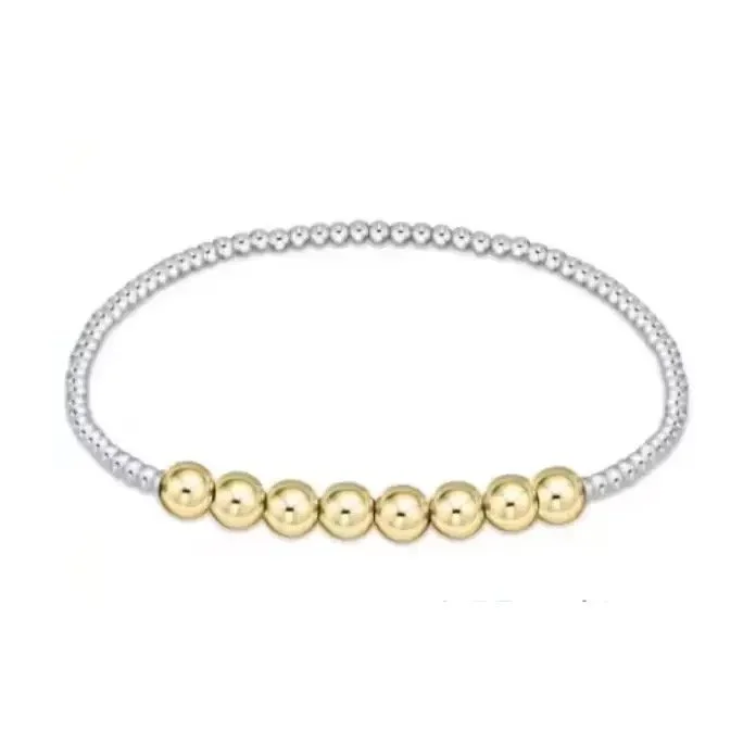 Marlow Bracelet ~ Mixed Metal 18k Gold Plated Stainless Steel~ Deep South Originals