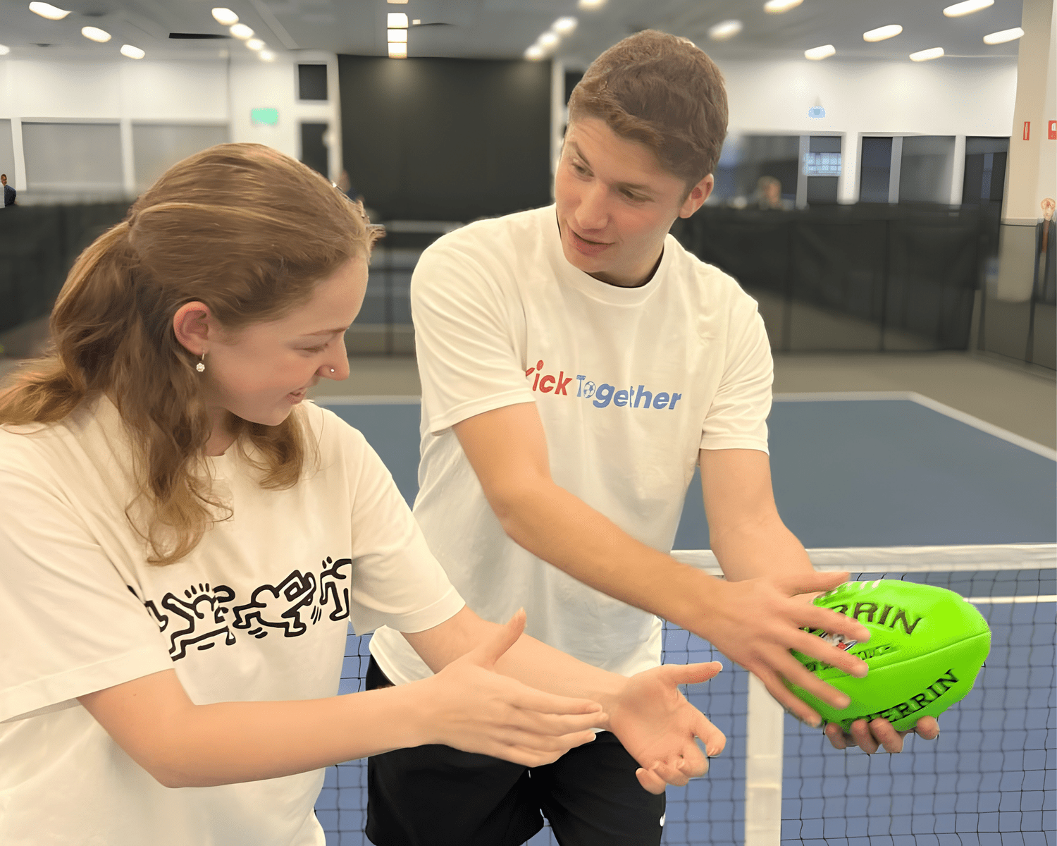 A private one-on-one session at KickTogether