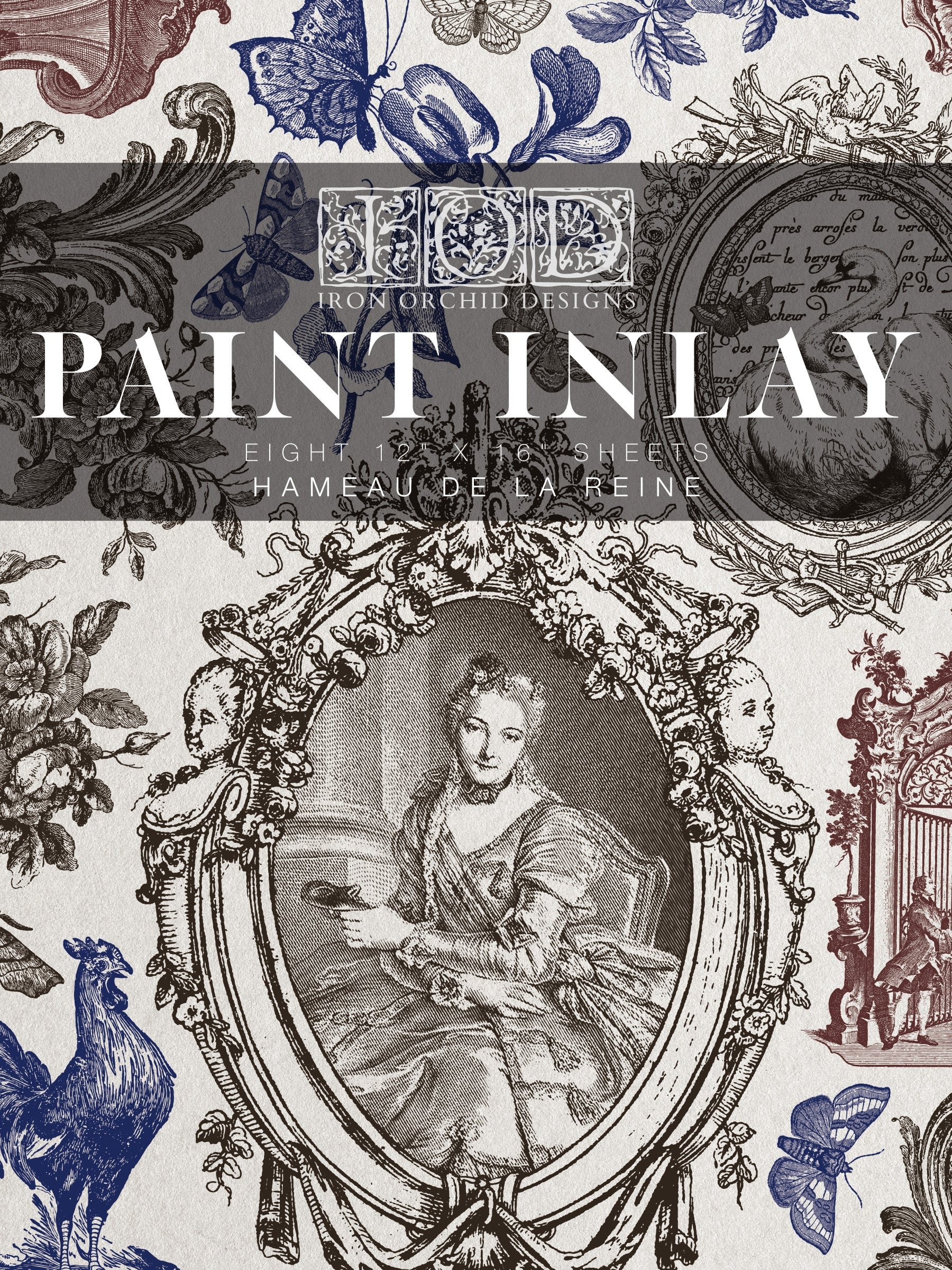 Hameau de la Reine IOD Paint Inlay 12x16 Pad