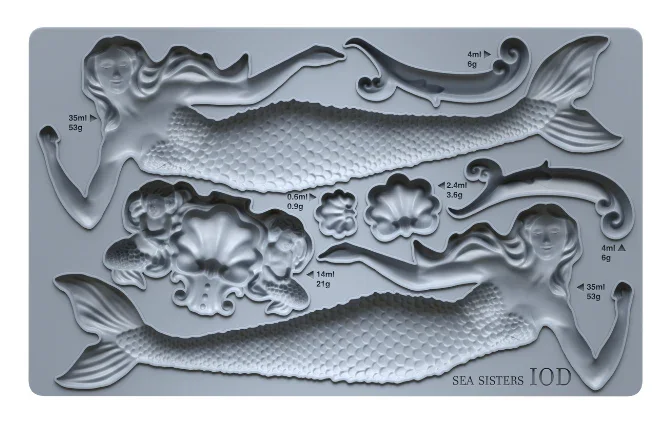 Sea Sisters 6X10 IOD Mould ***Retired***