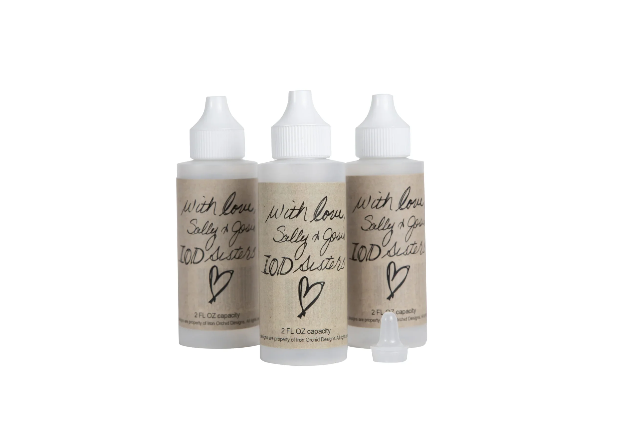 Decor Ink Empty Bottles 2 oz (Pack of 3)