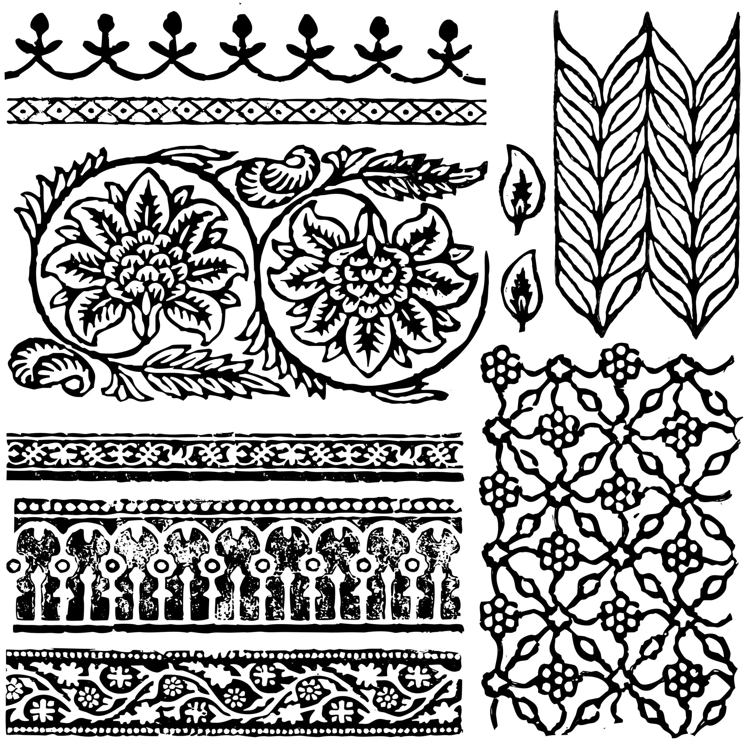 Bohemia 12x12 Decor Stamp ***Retired***