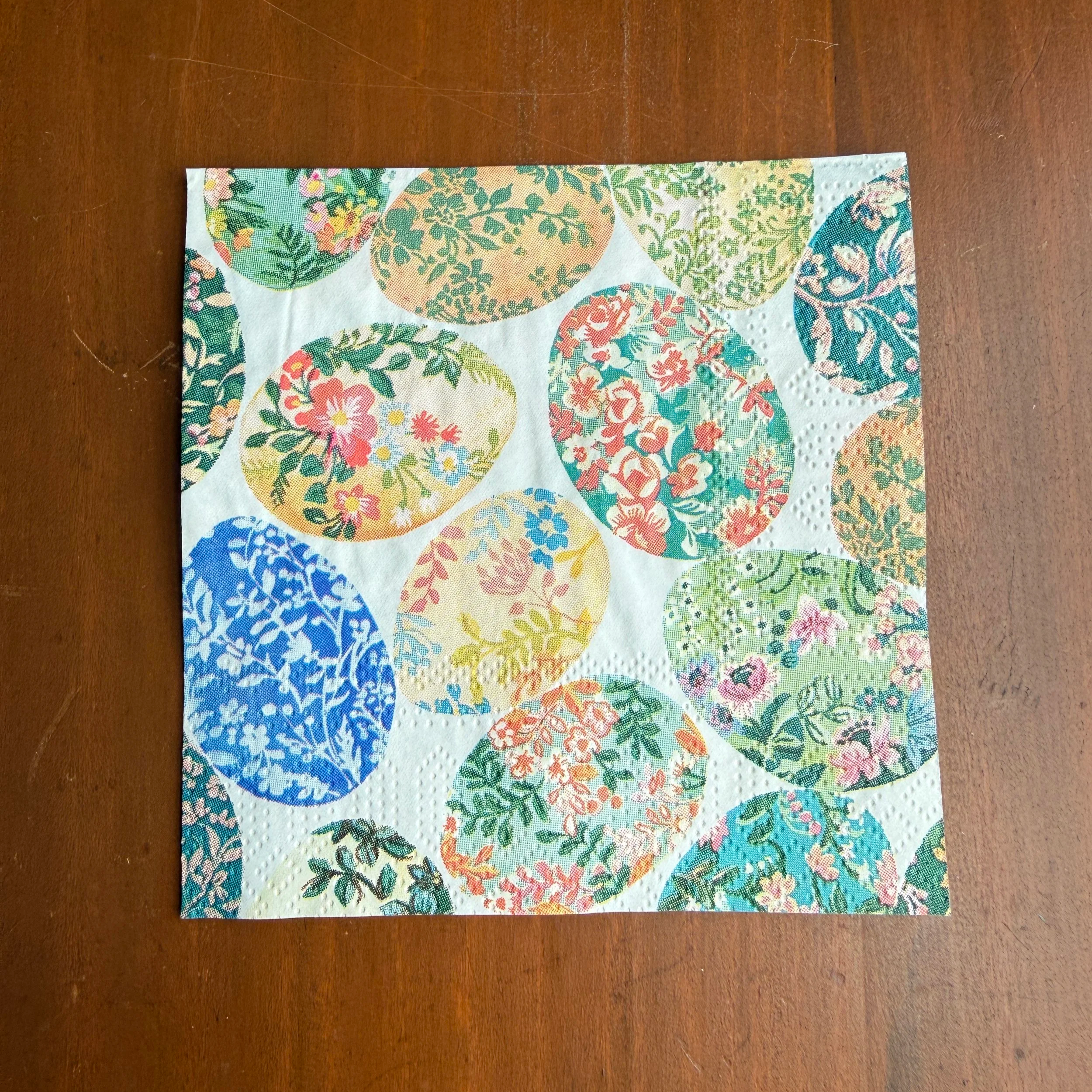 Easter Eggs Cocktail Napkin